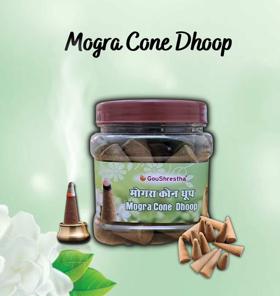 Goushrestha Mogra Cone Dhoop (50 Pcs)